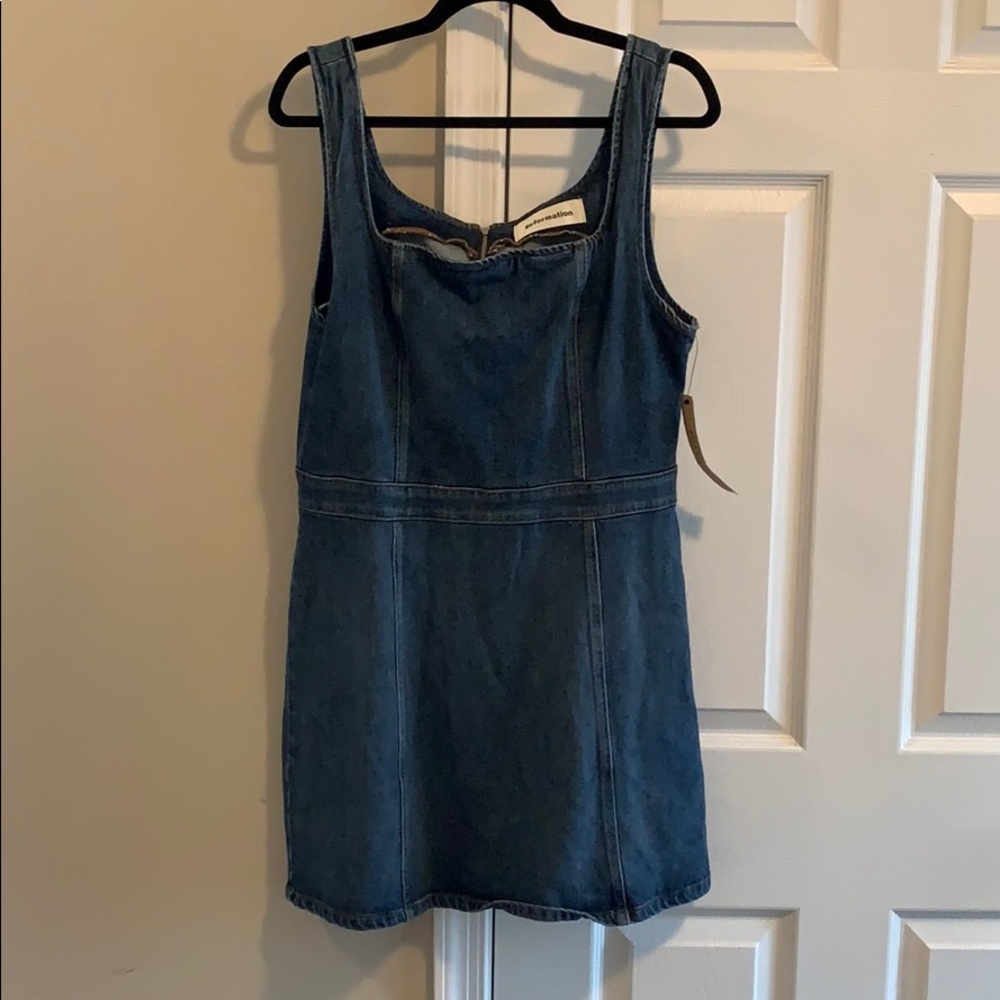 Reformation Parker Jumper Jean Dress